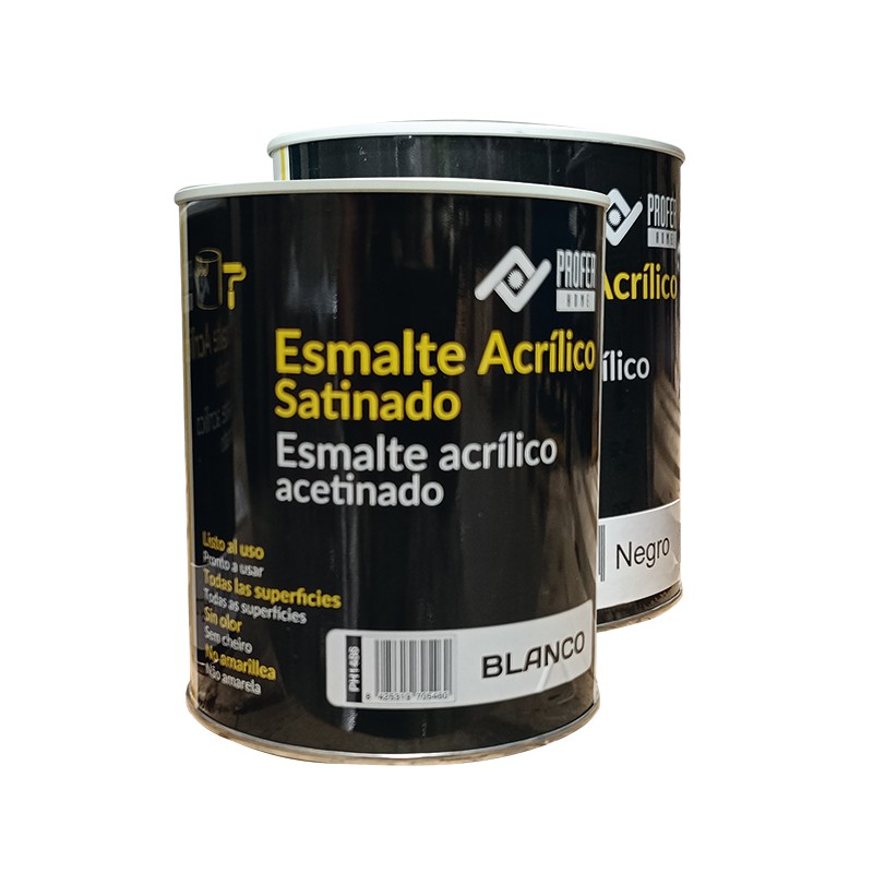 ESMALTE ACRILICO SATINADO BLANCO