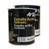 ESMALTE ACRILICO SATINADO NEGRO