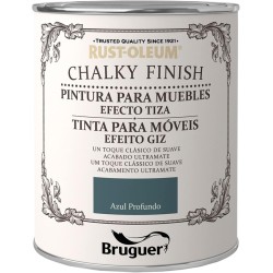 PINTURA MUEBLES TIZA AZUL PROF