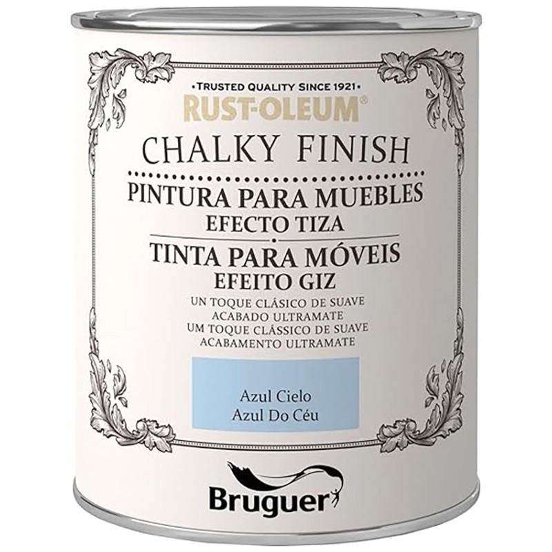 PINTURA MUEBLES TIZA AZUL CIEL