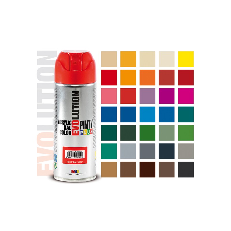 PINTURA AEROSOL ROJO FLUOR