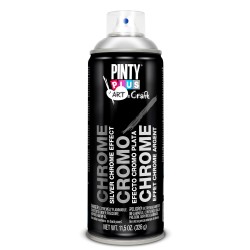 PINTURA SPRAY CROMO PLATA