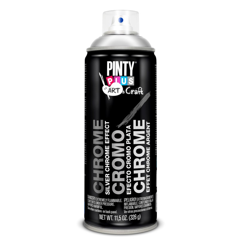 PINTURA SPRAY CROMO PLATA