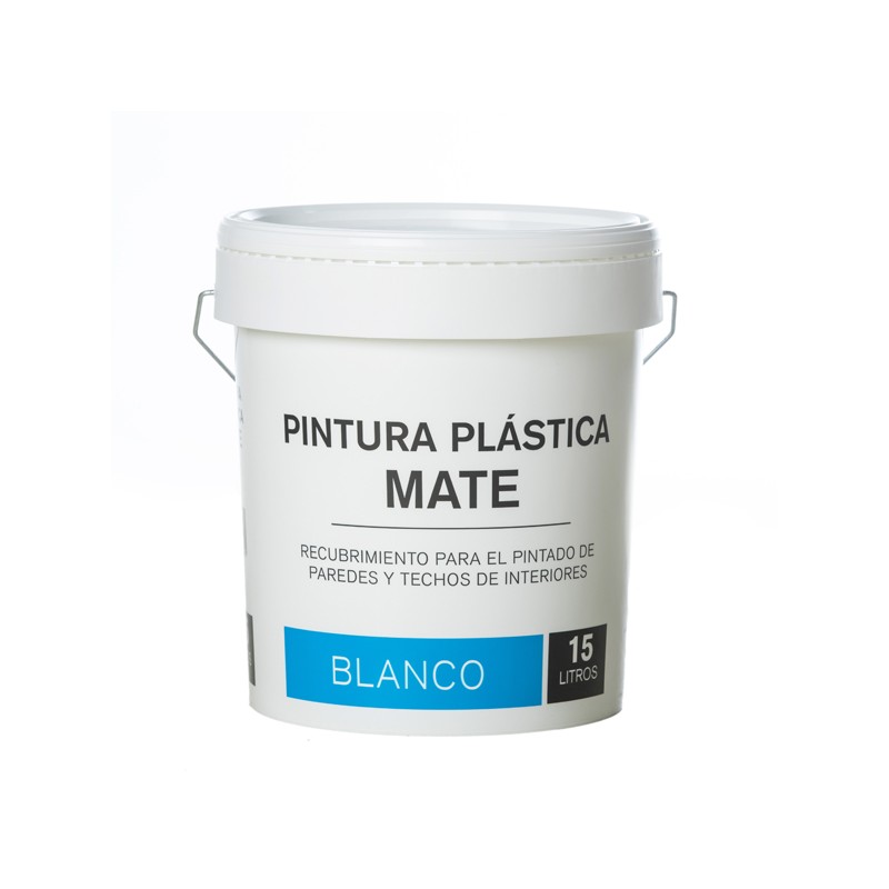 PINTURA PLASTICA BLANCA MATE