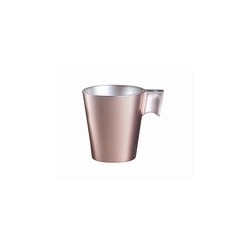 TAZON MUG VIDRIO F.LONGO ROSA