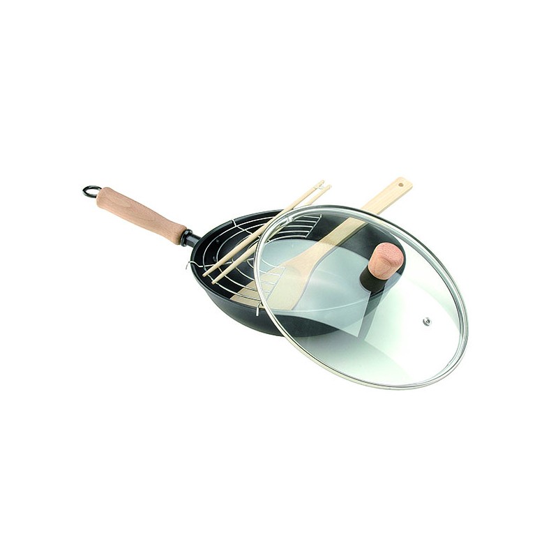 WOK HIERRO T/CRISTAL INDUCCION