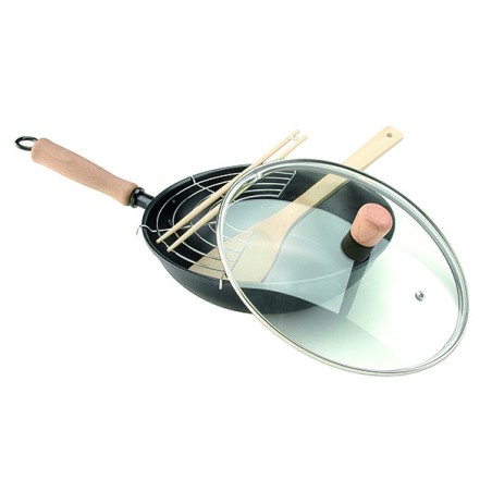 WOK HIERRO T/CRISTAL INDUCCION