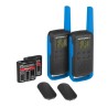 WALKIE TALKIE T62 8 CANALES NEG/AZUL 2UDS