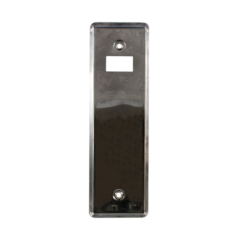 PLACA RECOGEDOR METAL INOX