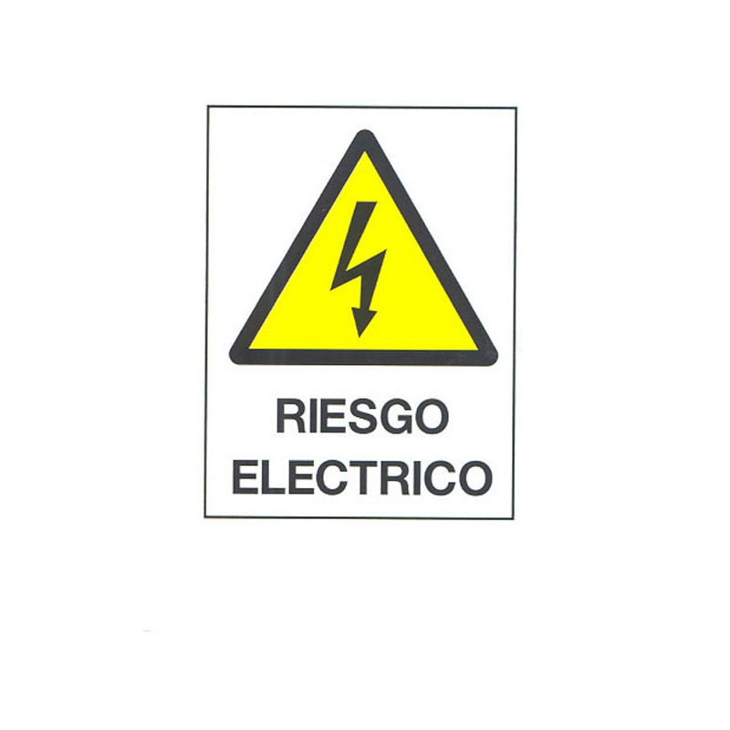 SEÑAL FIJA PVC RIESGO ELECTRIC