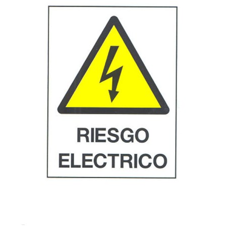 SEÑAL FIJA PVC RIESGO ELECTRIC