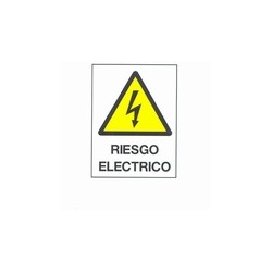 SEÑAL FIJA PVC RIESGO ELECTRIC