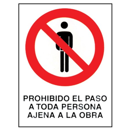 SEÑAL FIJA PROHIBIDO PERS AJENA