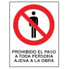 SEÑAL FIJA PROHIBIDO PERS AJENA