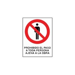 SEÑAL FIJA PROHIBIDO PERS AJENA