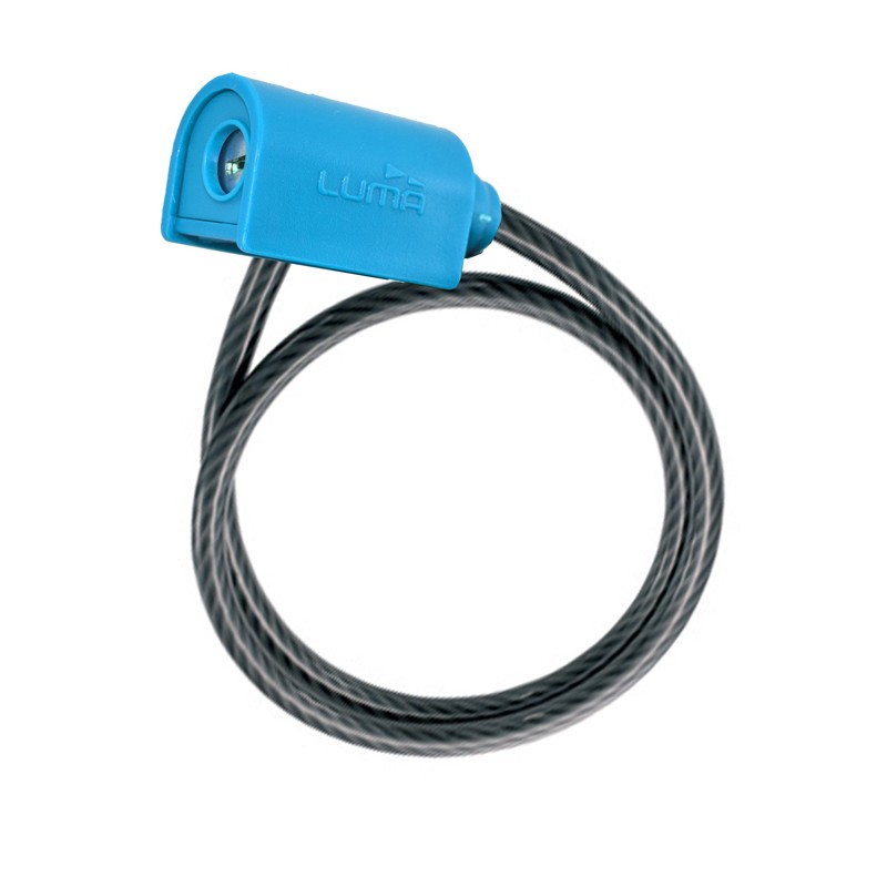 CABLE SEGURIDAD BICI AZUL