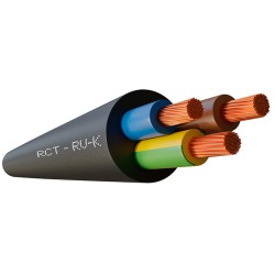 CABLE MANGUERA ARAFLEX NEGRA RV-K 0,6/1KV CPR R100