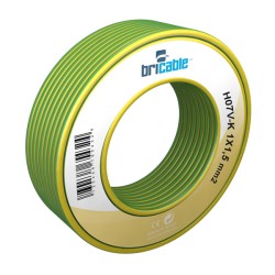 CABLE LINEA UNIPOLAR FLEXIBLE 1x1.5 AMAR/VERDE