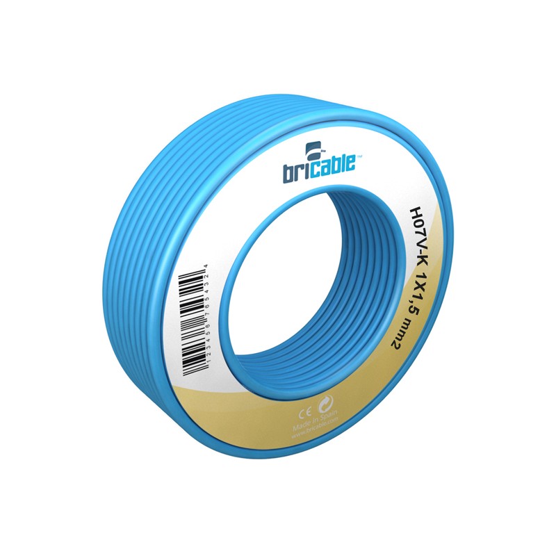 CABLE LINEA UNIPOLAR FLEXIBLE 1x1.5 AZUL