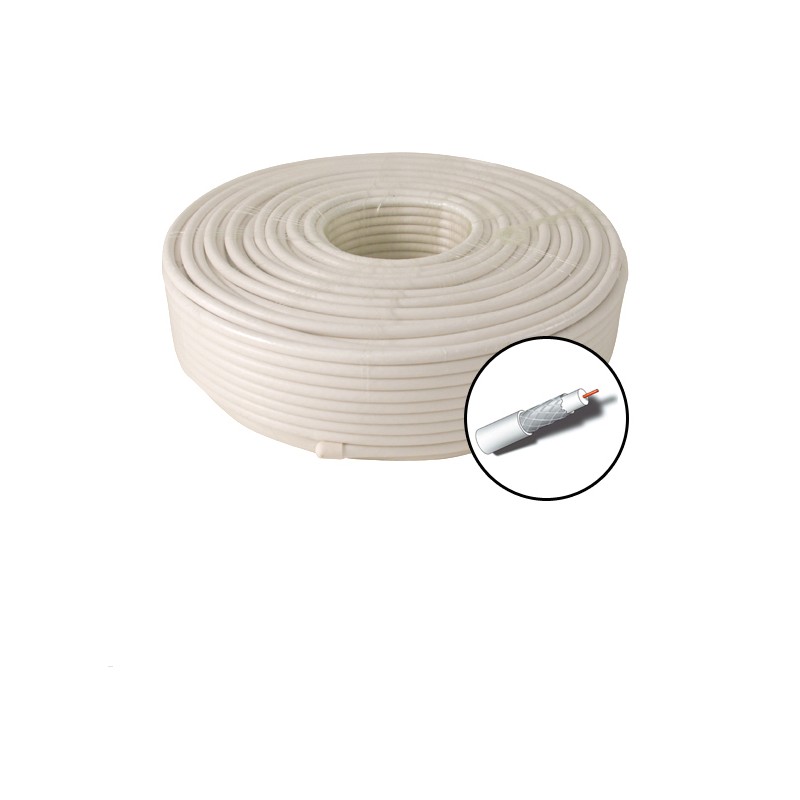 CABLE COAXIAL CU+AL CARRETE