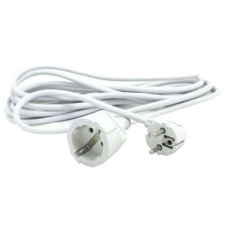 PROLONGADOR CABLE BLANCO 3G1.5 16A