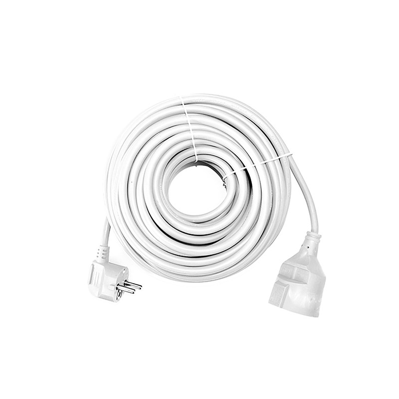 PROLONGADOR CABLE BLANCO 3G1.5 16A