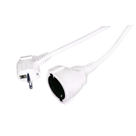 PROLONGADOR CABLE BLANCO 3G1.5 16A