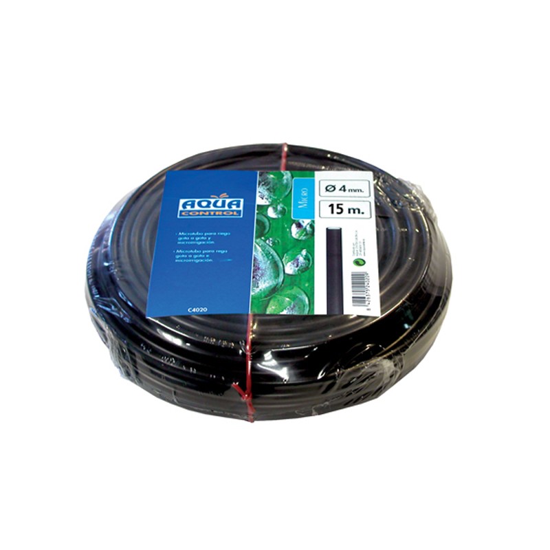 TUBERIA MICROTUBO R/15M NEGRO