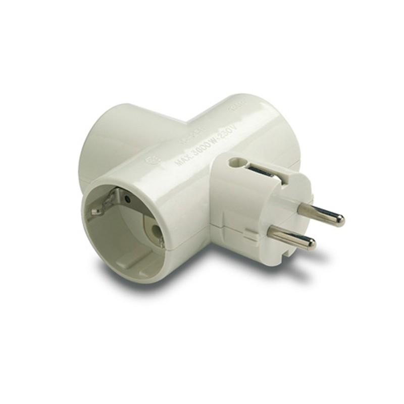 ADAPTADOR TRIPLE TT CERAMI 16A