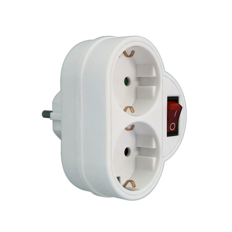 ADAPTADOR 2T C/INTERRUPTIOR 16A