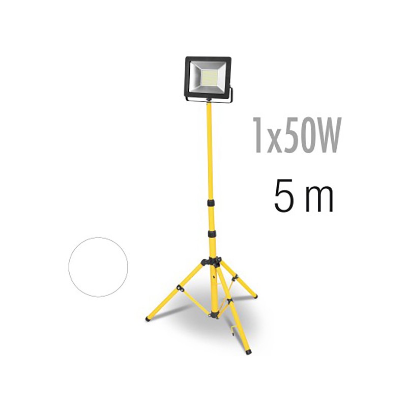 FOCO LED NEG IP65 TRIP 5M CABL