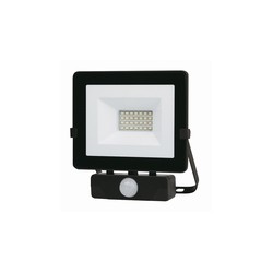 FOCO LED NEGRO IP65 C/SENSOR