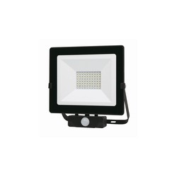 FOCO LED NEGRO IP65 C/SENSOR