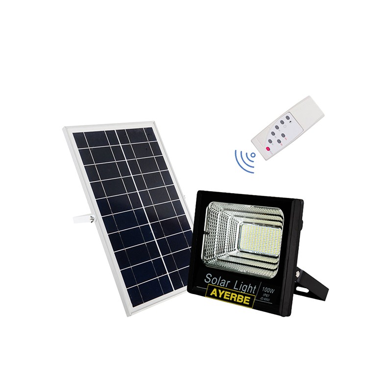 FOCO SOLAR C/MANDO 240 LEDS