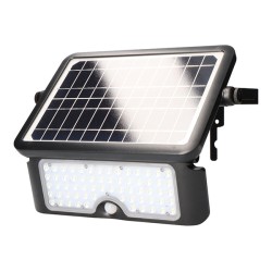 FOCO SOLAR RECARGABLE SENSOR PRESENCIA 1150 Lm