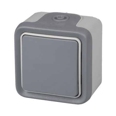 CONMUTADOR SUPERFICIE IP55 GRIS