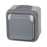 BASE ENCHUFE C/TT SUPERFICIE IP55 GRIS