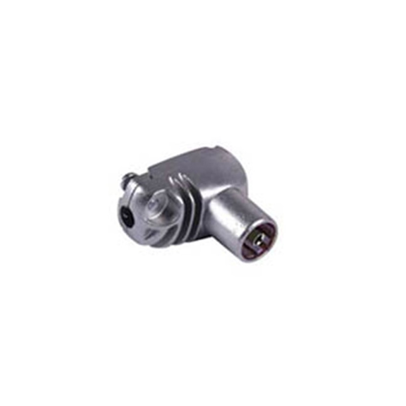 CONECTOR TV ACODADO H METALICO