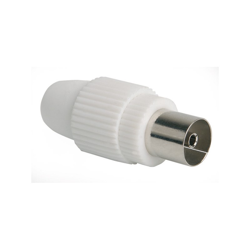 CONECTOR HEMBRA RECTO CABLE TV