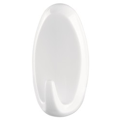 GANCHO L OVAL BLANCO