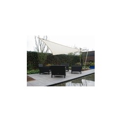 TOLDO TRIANGULAR CREMA C/BOLSA