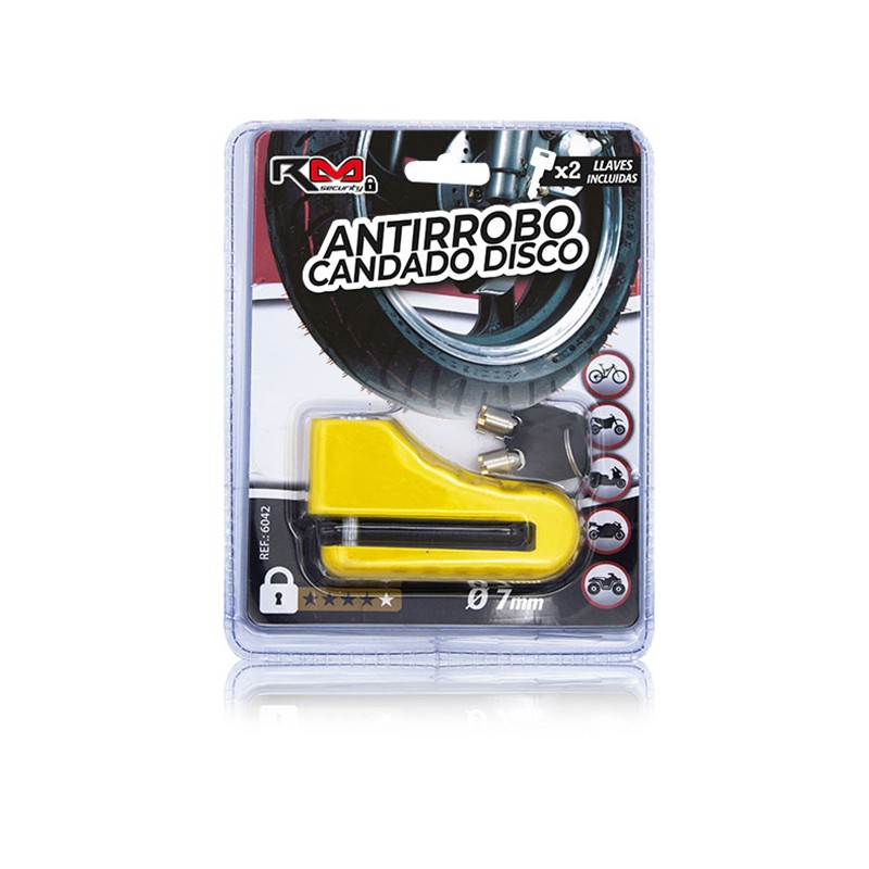 ANTIRROBO FRENO DISCO 7MM RM SECURITY