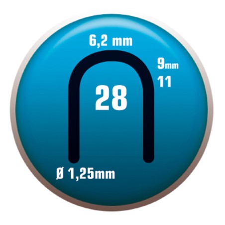 GRAPA PARA CABLE 28/11 C/2000