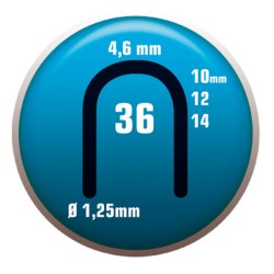 GRAPA PARA CABLE 36/12 C/2000