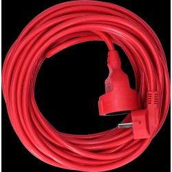 PROLONGADOR CABLE ROJO 3G1.5 16A FLEXIBLE