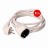 PROLONGADOR CABLE BLANCO 3G1.5 16A