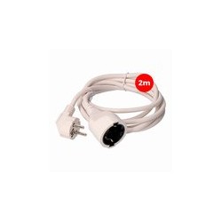 PROLONGADOR CABLE BLANCO 3G1.5 16A