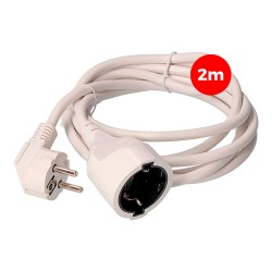 PROLONGADOR CABLE BLANCO 3G1.5 16A