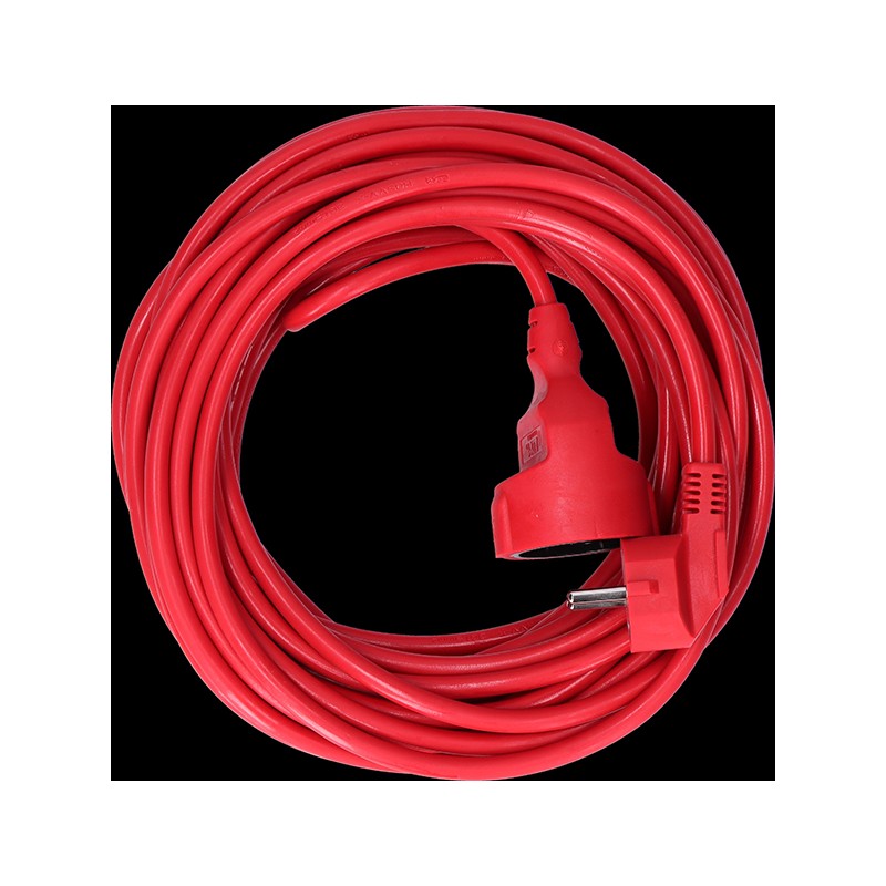 PROLONGADOR CABLE ROJO 3G1.5 16A FLEXIBLE