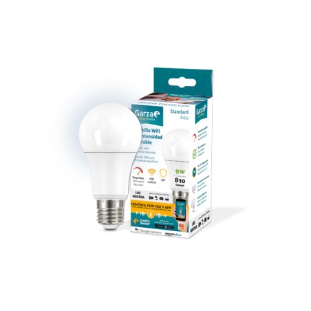 LAMPARA LED WIFI E27 LN REGULABLE 810LM